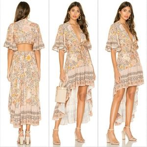 New spell revolve amethyst bambi gown maxi blush M